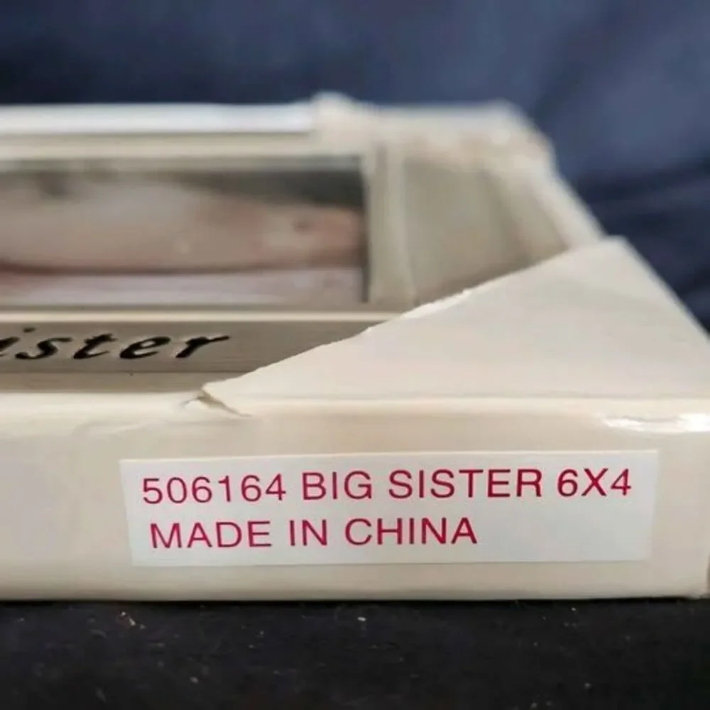 LAWRENCE FRAMES 4x6 Silver Picture Frame - Me and My Big Sister